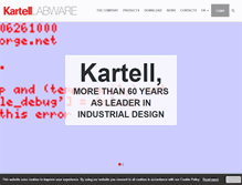 Tablet Screenshot of kartelllabware.com